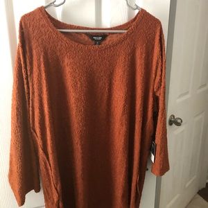 NWT - Simply Vera Wang Women’s Top - 3/4 sleeve 1X